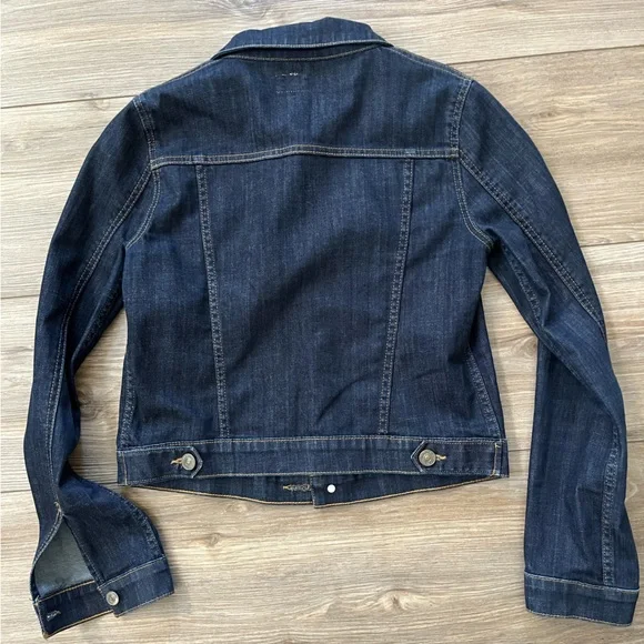 Hudson Signature Jean Jacket Denim Medium Dark Wash - Picture 9 of 10